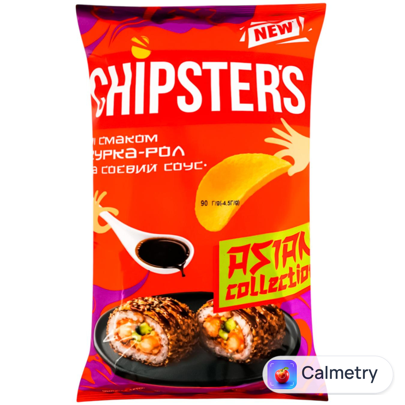 Чипси Chipster's Курка-рол та соєвий соус 90г