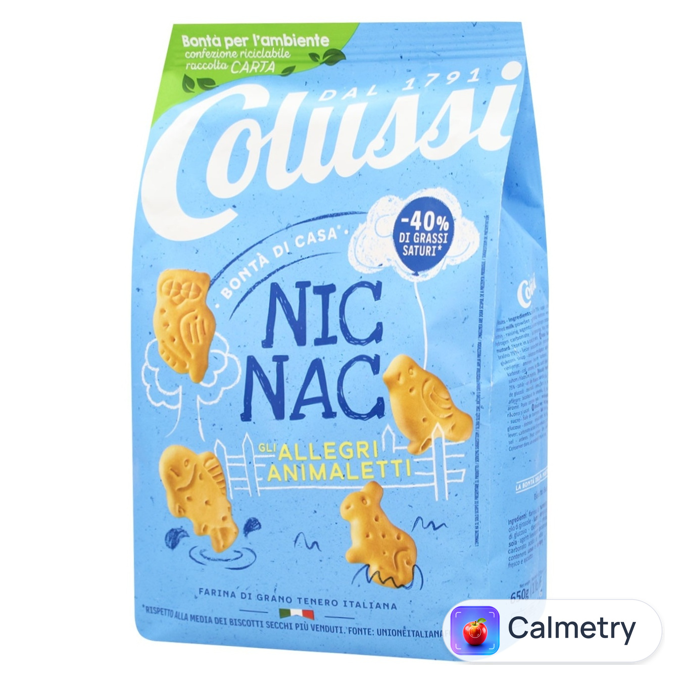 Печиво Colussi Nic Nac 650г
