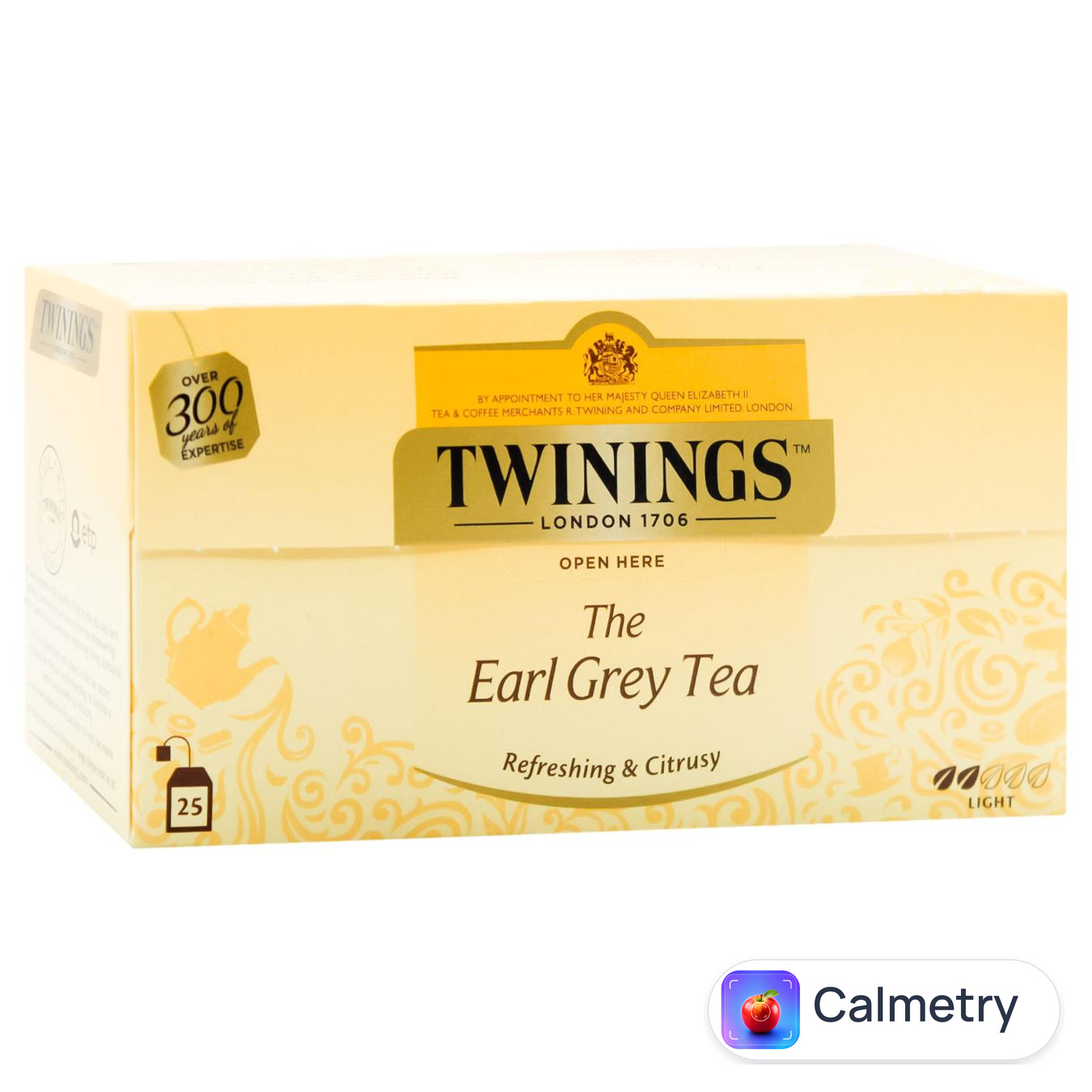 Чай чорний Twinings Earl Grey зі смаком бергамота 2г*25шт — фото продукту