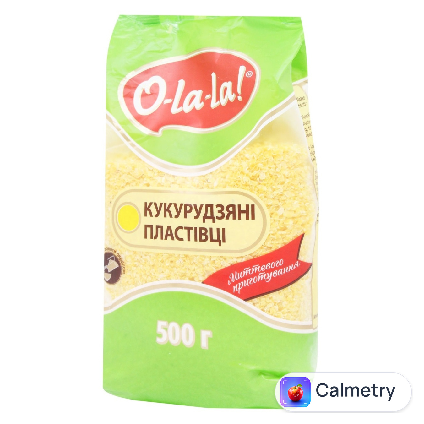 Пластівці кукурудзяні O-La-La миттєвого приготування 500г