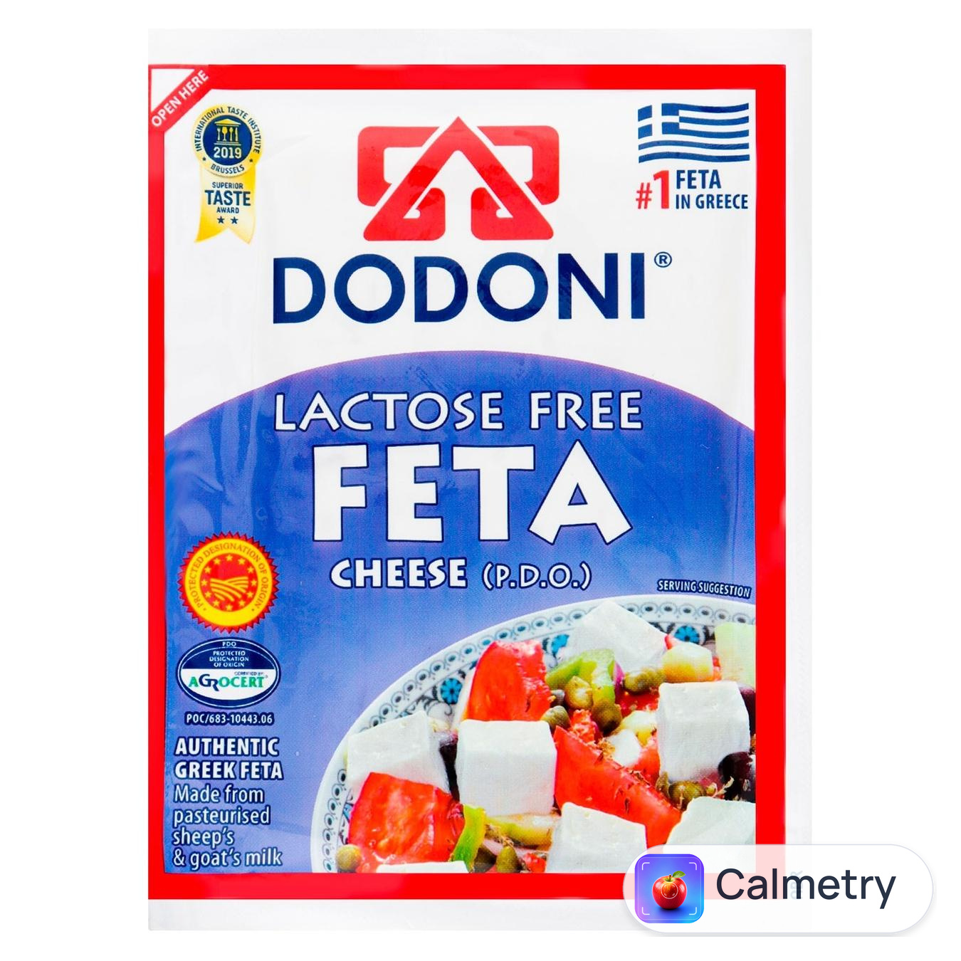 Сир Dodoni «Фета» безлактозний з козячого та овечого молока 43% 180г