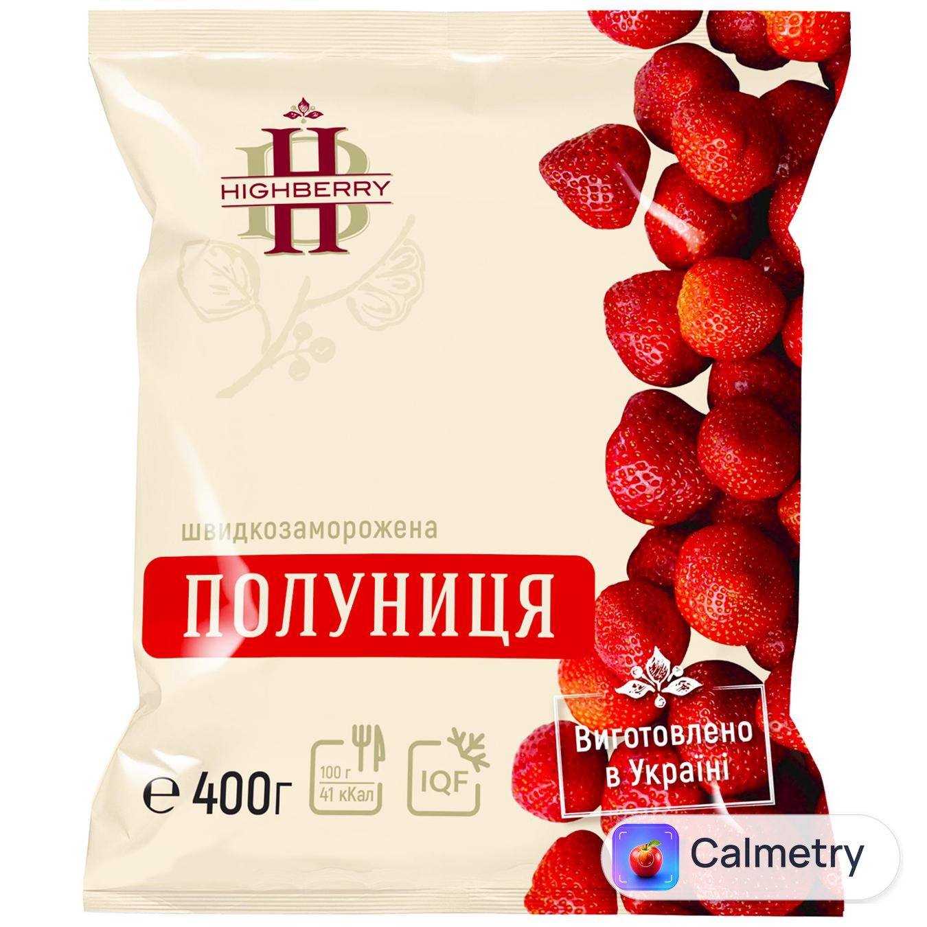 Полуниця Highberry швидкозаморожена 400г