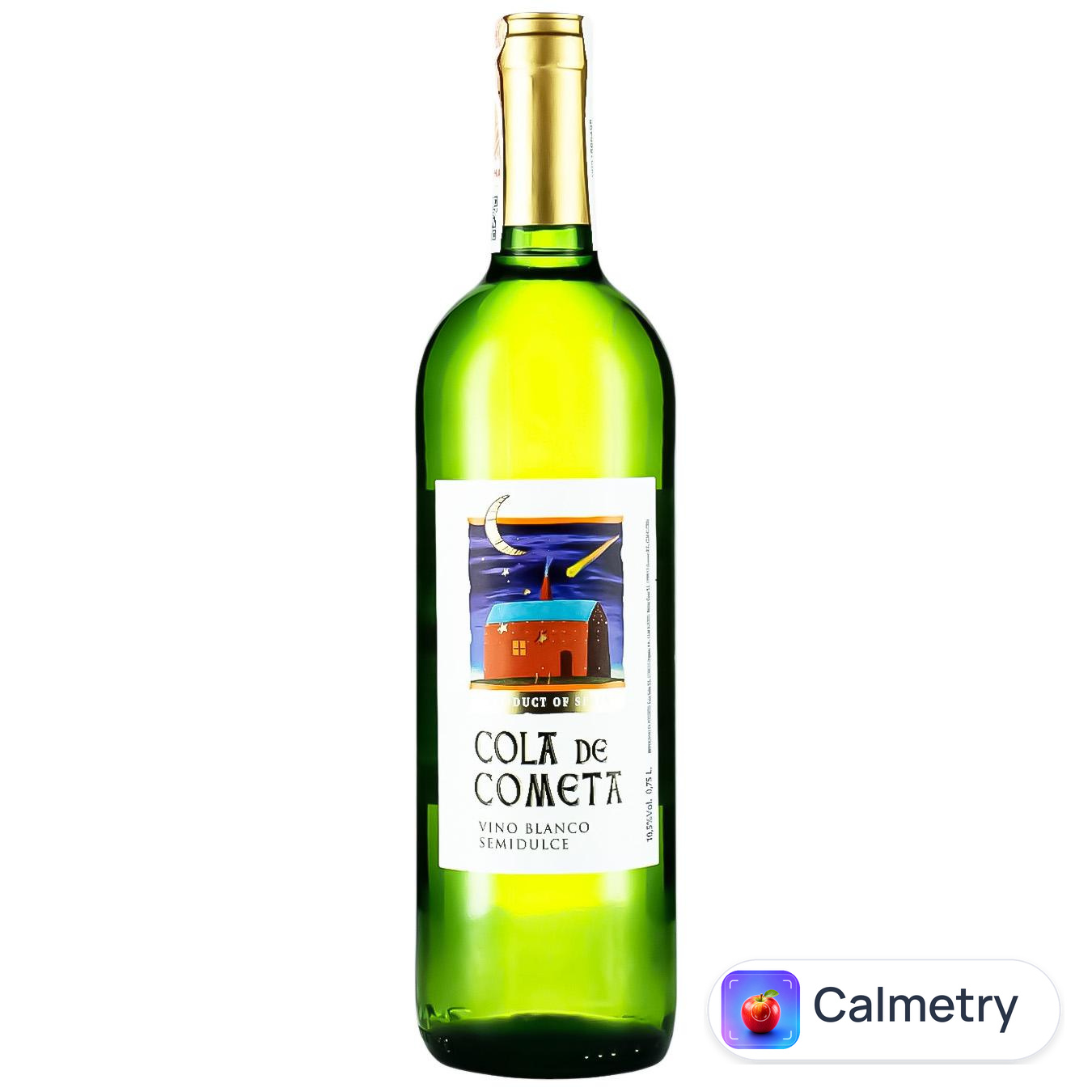 Вино Cola de Cometa біле напівсолодке 10,5% 0,75л