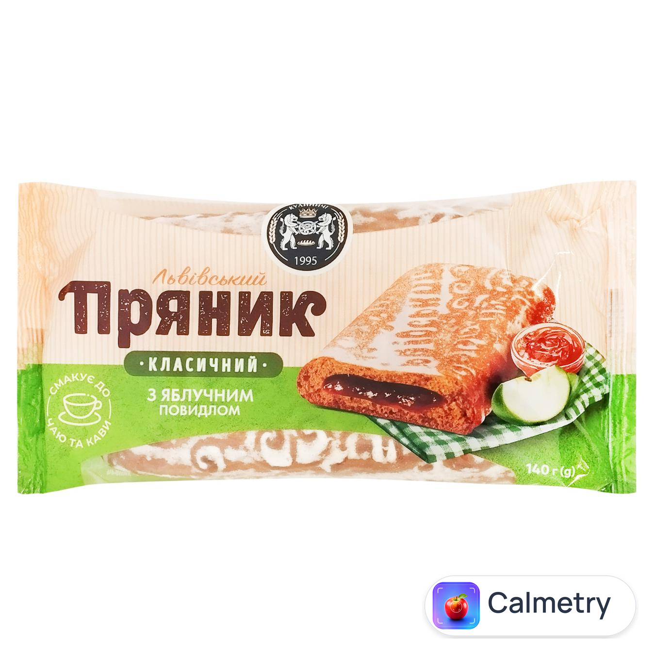 Пряник Кулиничі Львівський з яблучним повидлом 140г — фото продукту