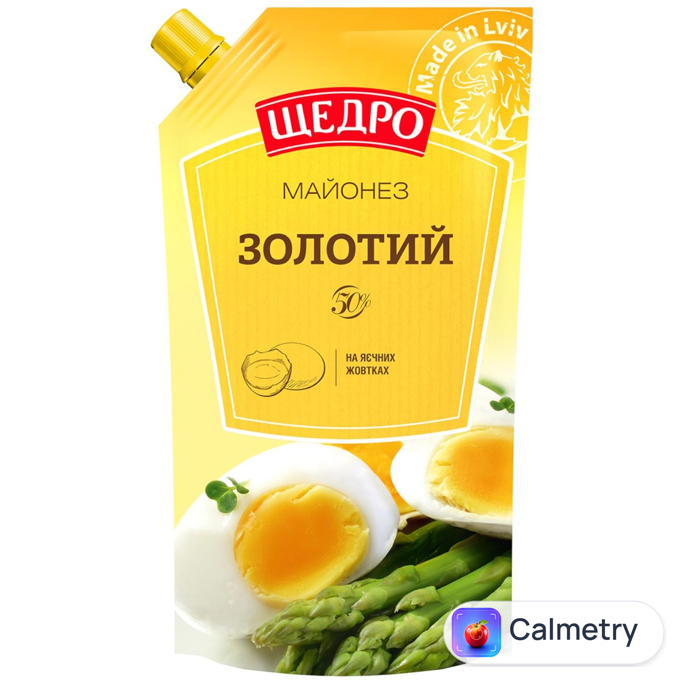 Майонез Щедро Золотий 50% 300г — фото продукту