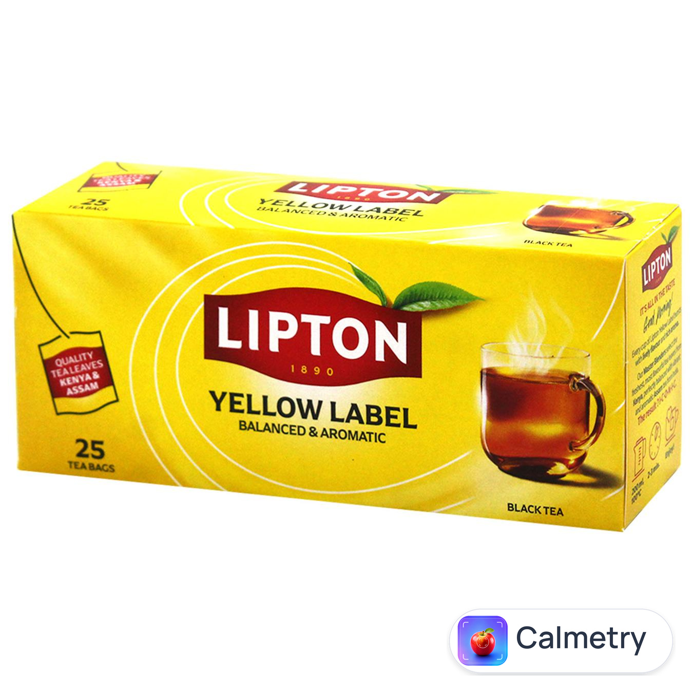 Чай чорний Lipton Yellow Label 2г*25шт — фото продукту
