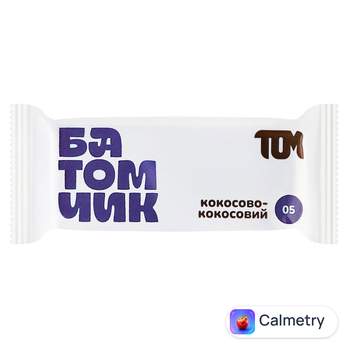Батончик ТOM кокосово-кокосовий 45г — фото продукту