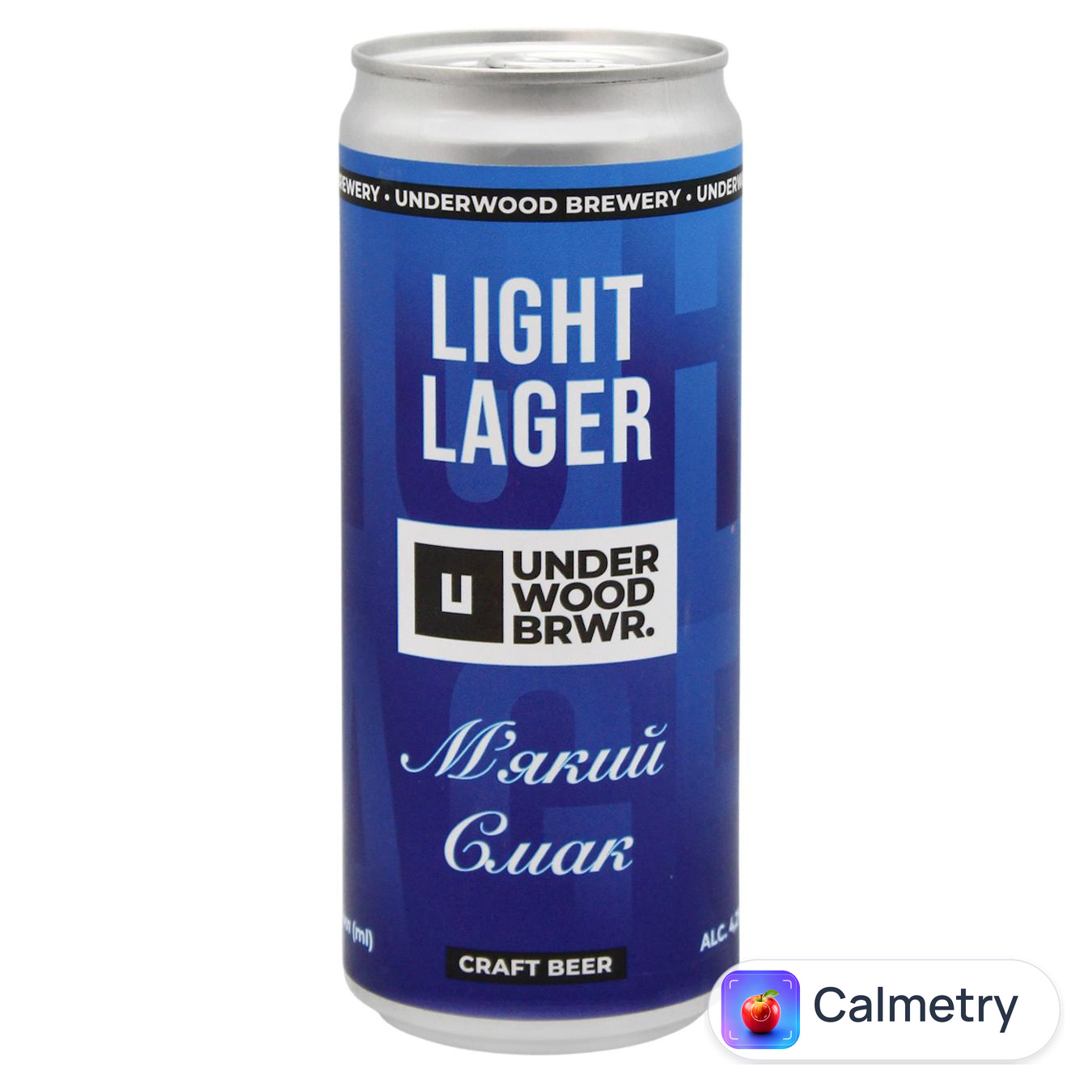 Пиво Underwood Light Lager світле 4,2% 0,33л — фото продукту
