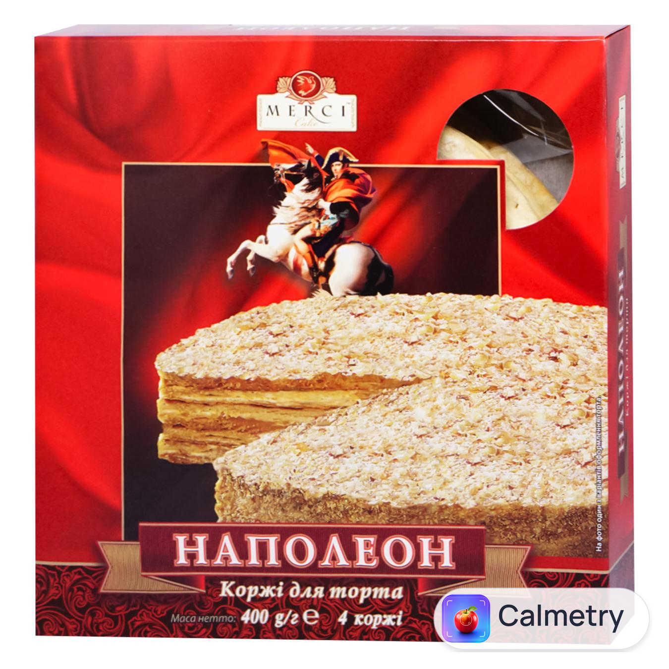 Коржі Merci Наполеон Горлиця для торту 400г