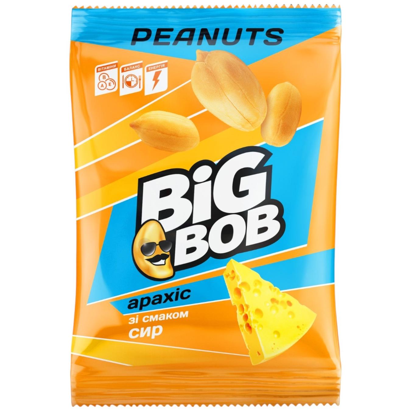 Арахіс Big Bob смажений зі смаком сиру 120г — фото продукту
