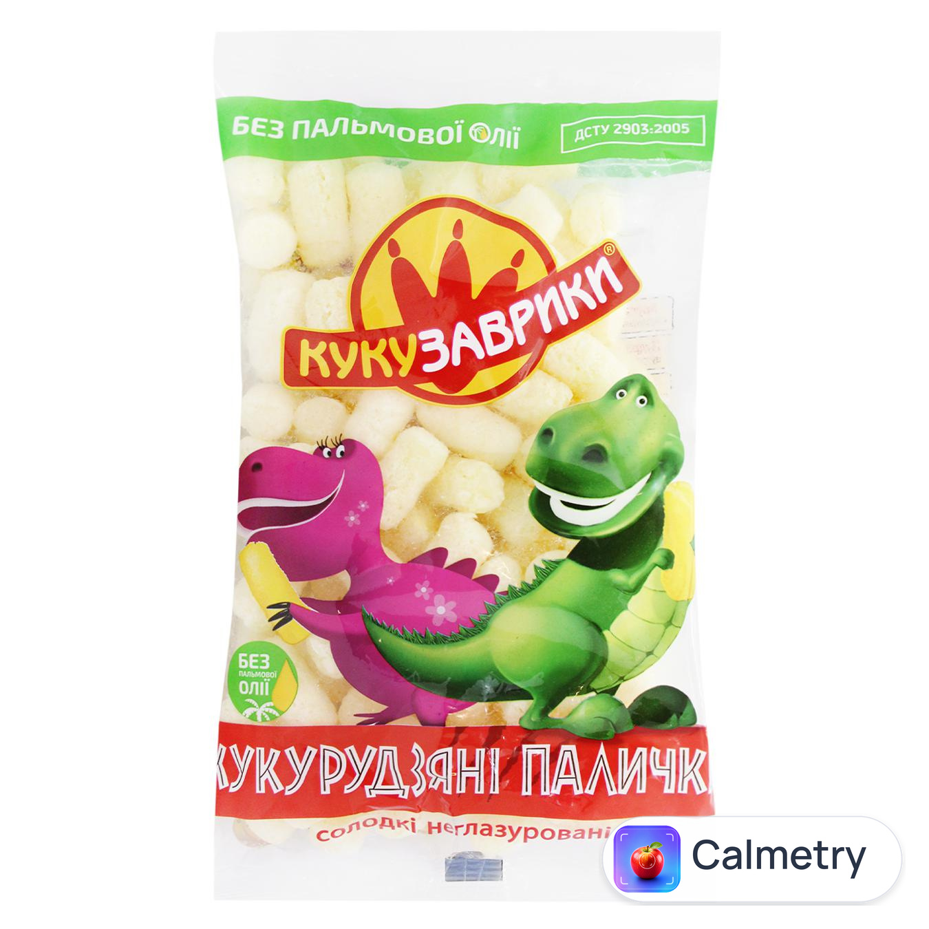 Палички кукурудзяні солодкі Кукузаврики 80г