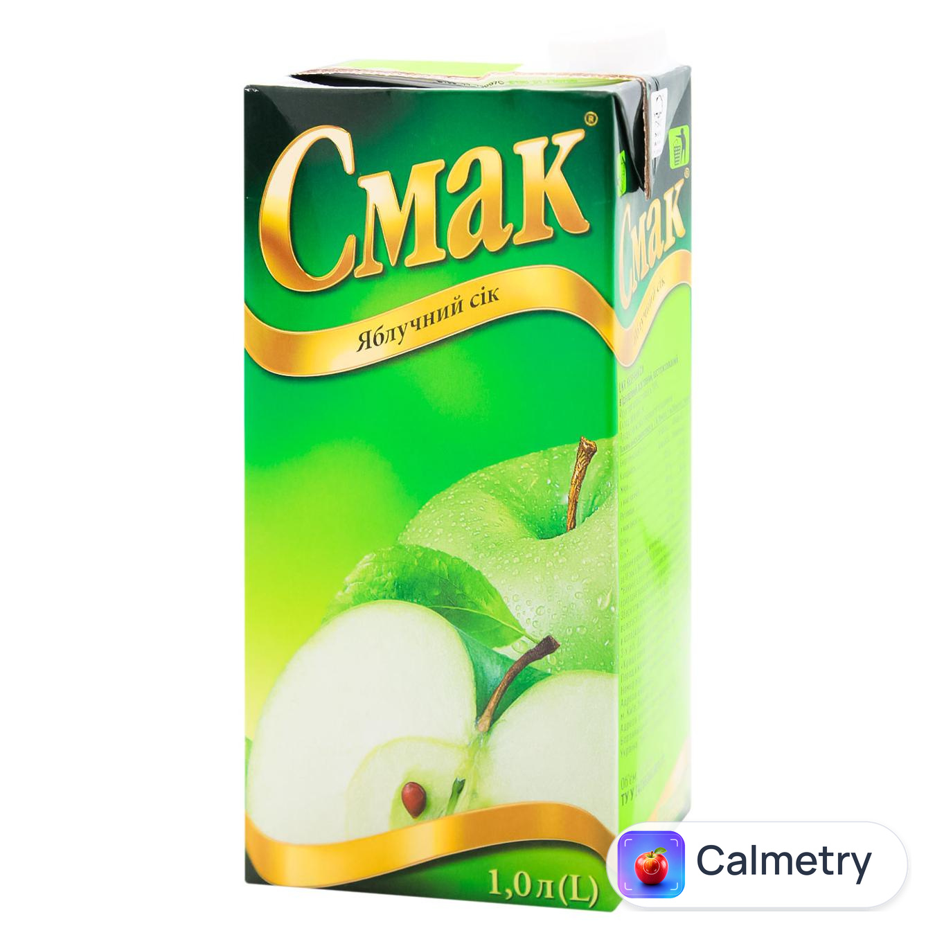 Сік Смак яблучний відновлений освітлений 1л