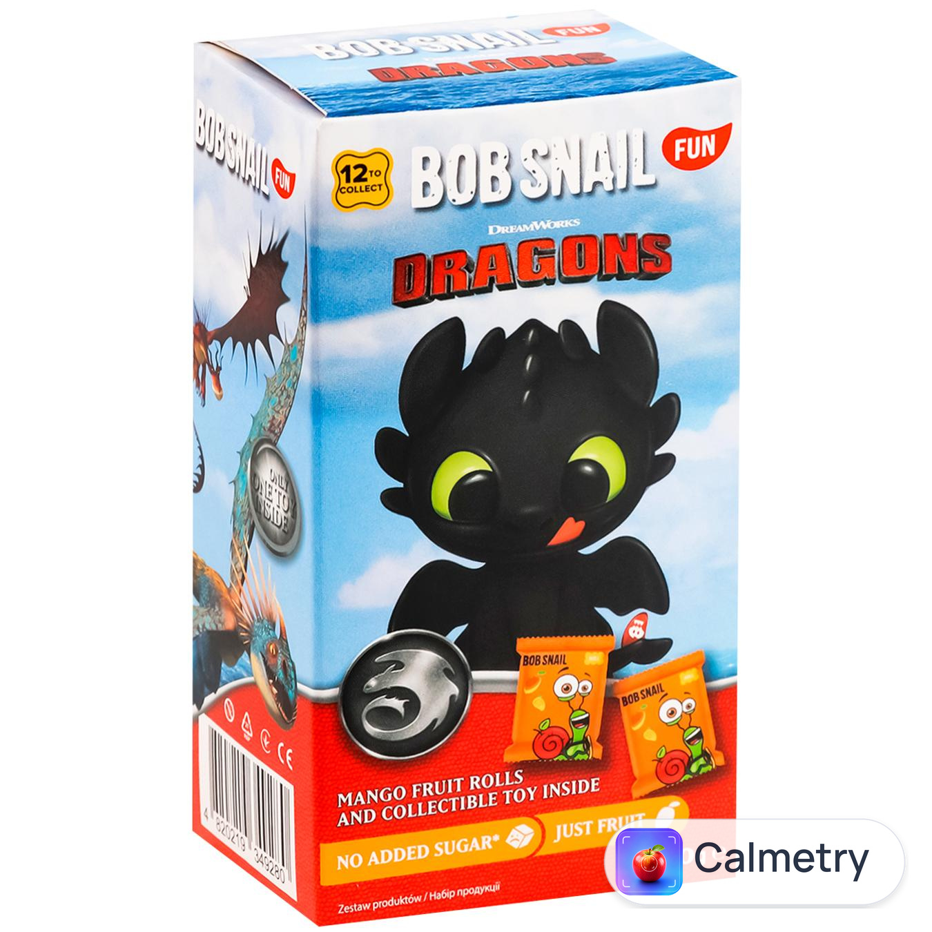 Набір цукерок Bob Snail Fun Mango та іграшка-брелок 20г — фото продукту