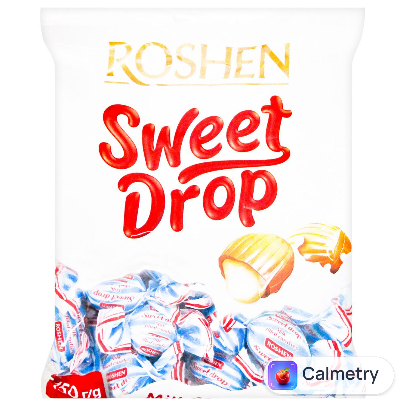 Карамель Roshen Молочна краплинка з молочною начинкою 150г