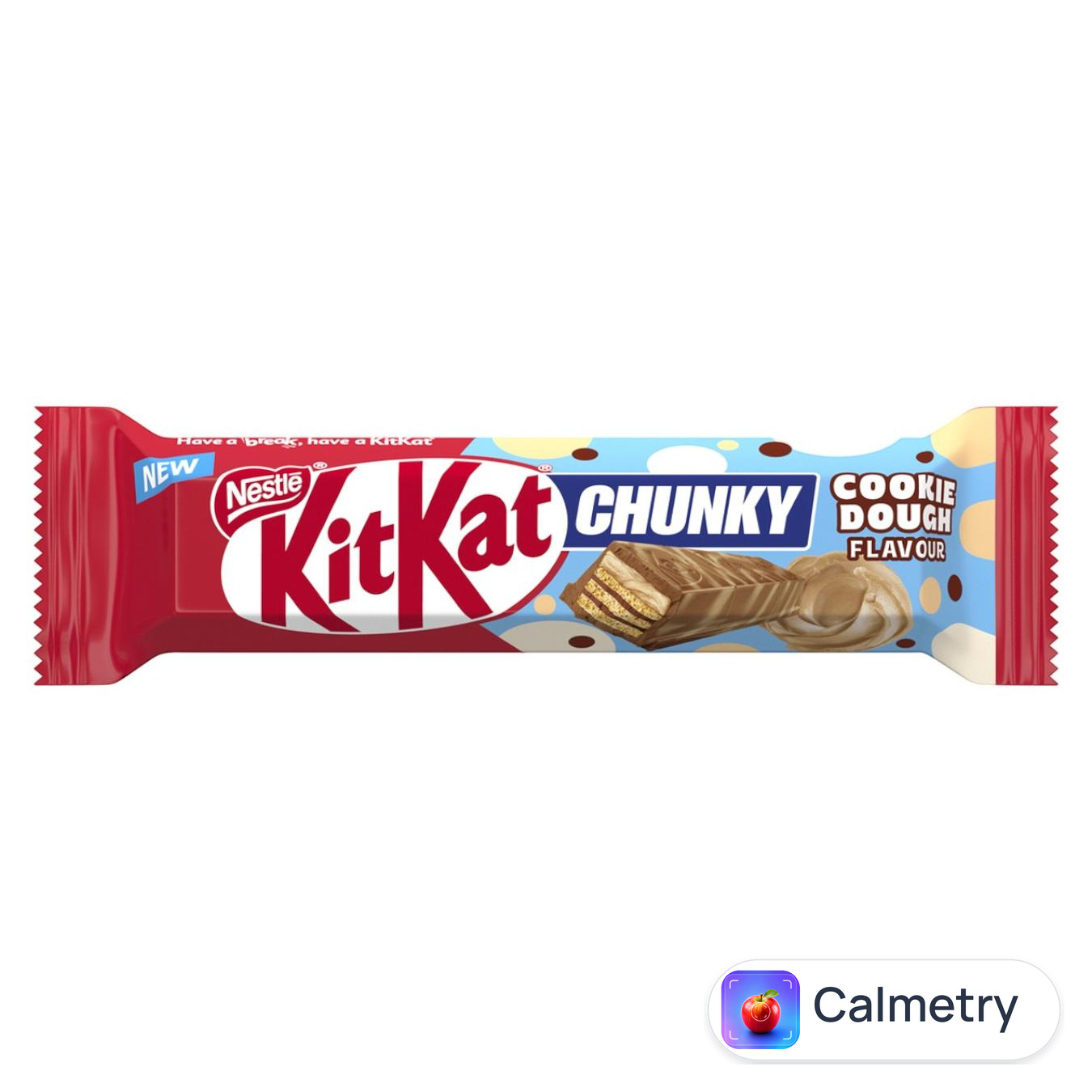Батончик KITKAT® Chunky зі смаком тіста для печива в молочному шоколаді та білій глазурі 42г