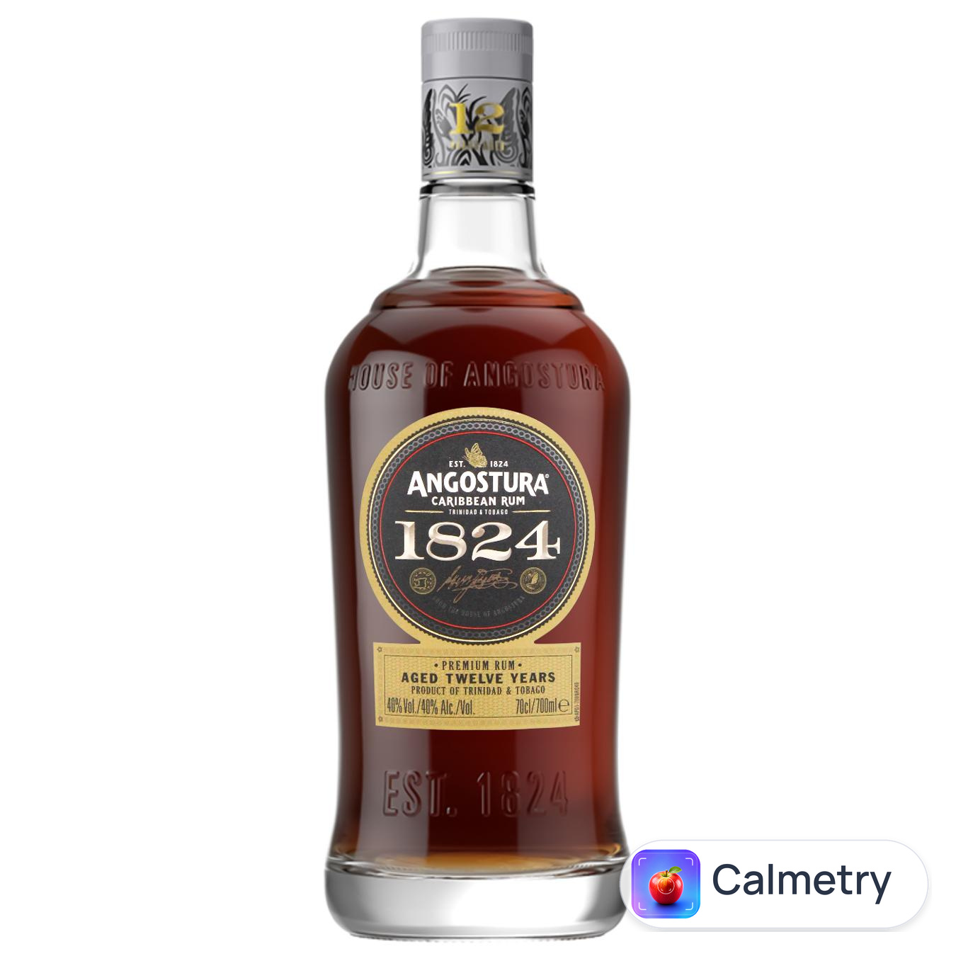Ром Angostura 1824 12 років 40% 0,7л — фото продукту