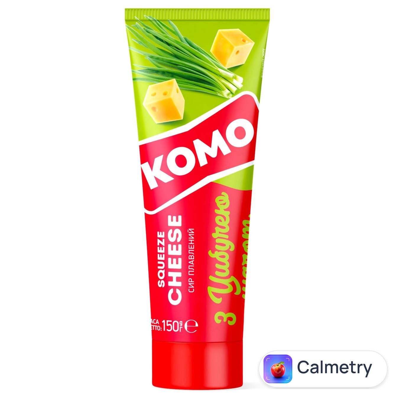 Сир плавлений Комо з цибулею шалот 50% тюбик 150г