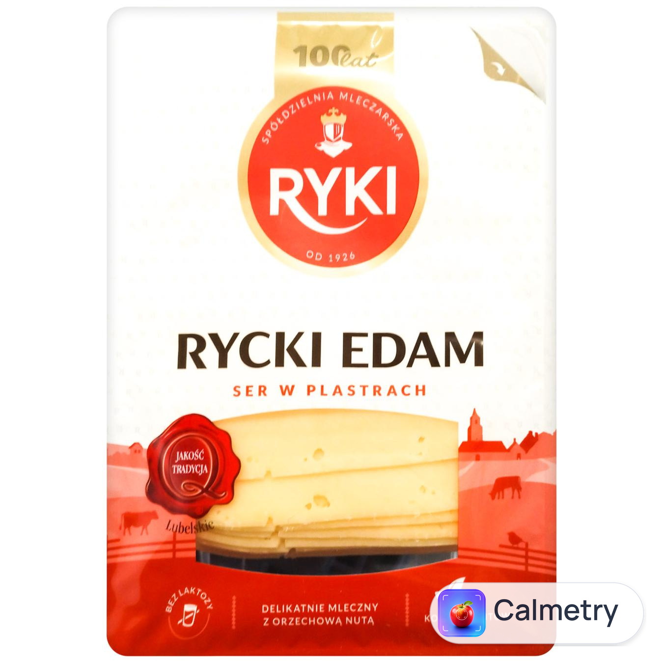 Сир Ryki Rycki Edam нарізаний 45% 300г
