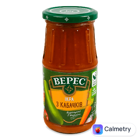 Ікра Верес з кабачків екстра, 440г