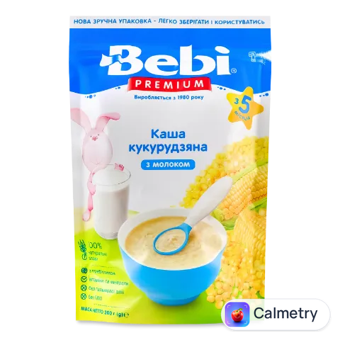 Каша кукурудзяна Bebi молочна