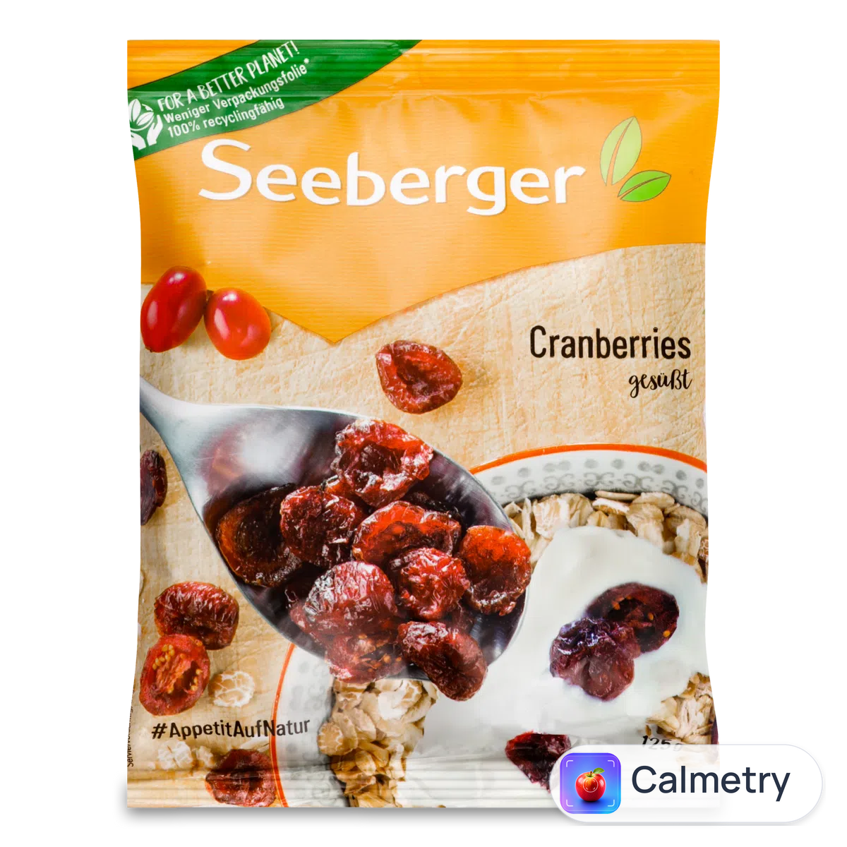 Журавлина Seeberger солодка сушена 125г