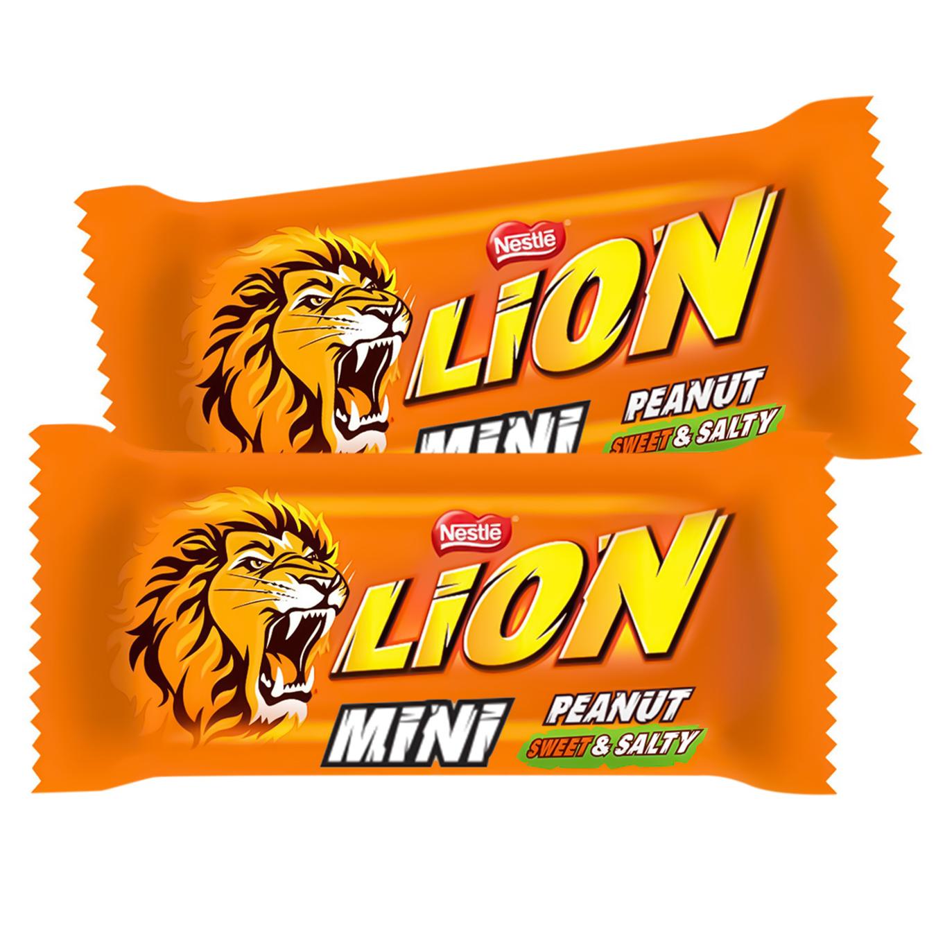 Цукерки NESTLÉ® LION® Mini з арахісом — фото продукту