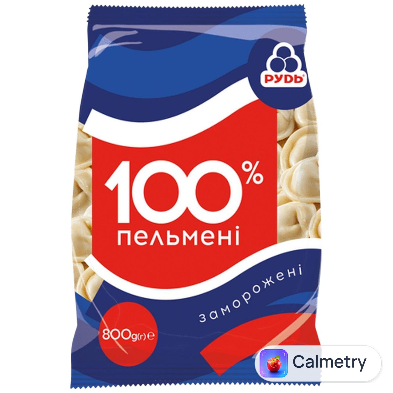 Пельмені Рудь 100% 800г — фото продукту