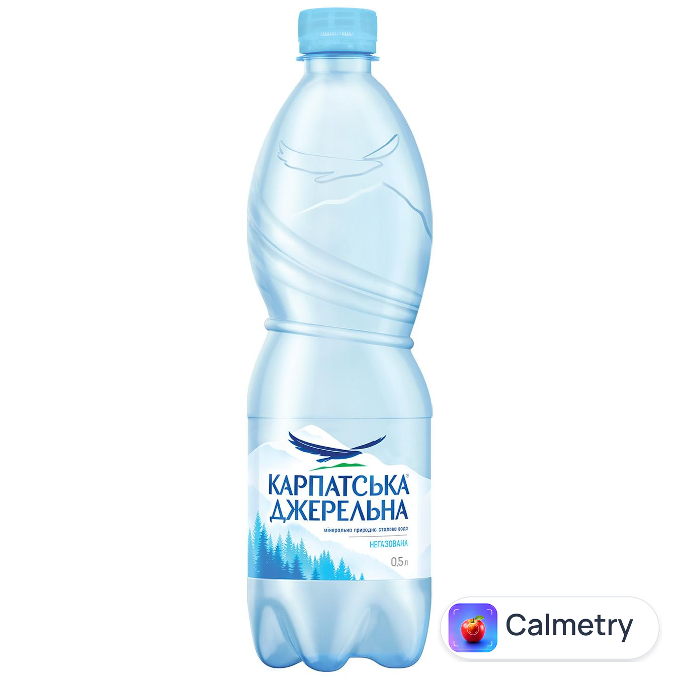 Вода мінеральна Карпатська Джерельна негазована 0,5л — фото продукту