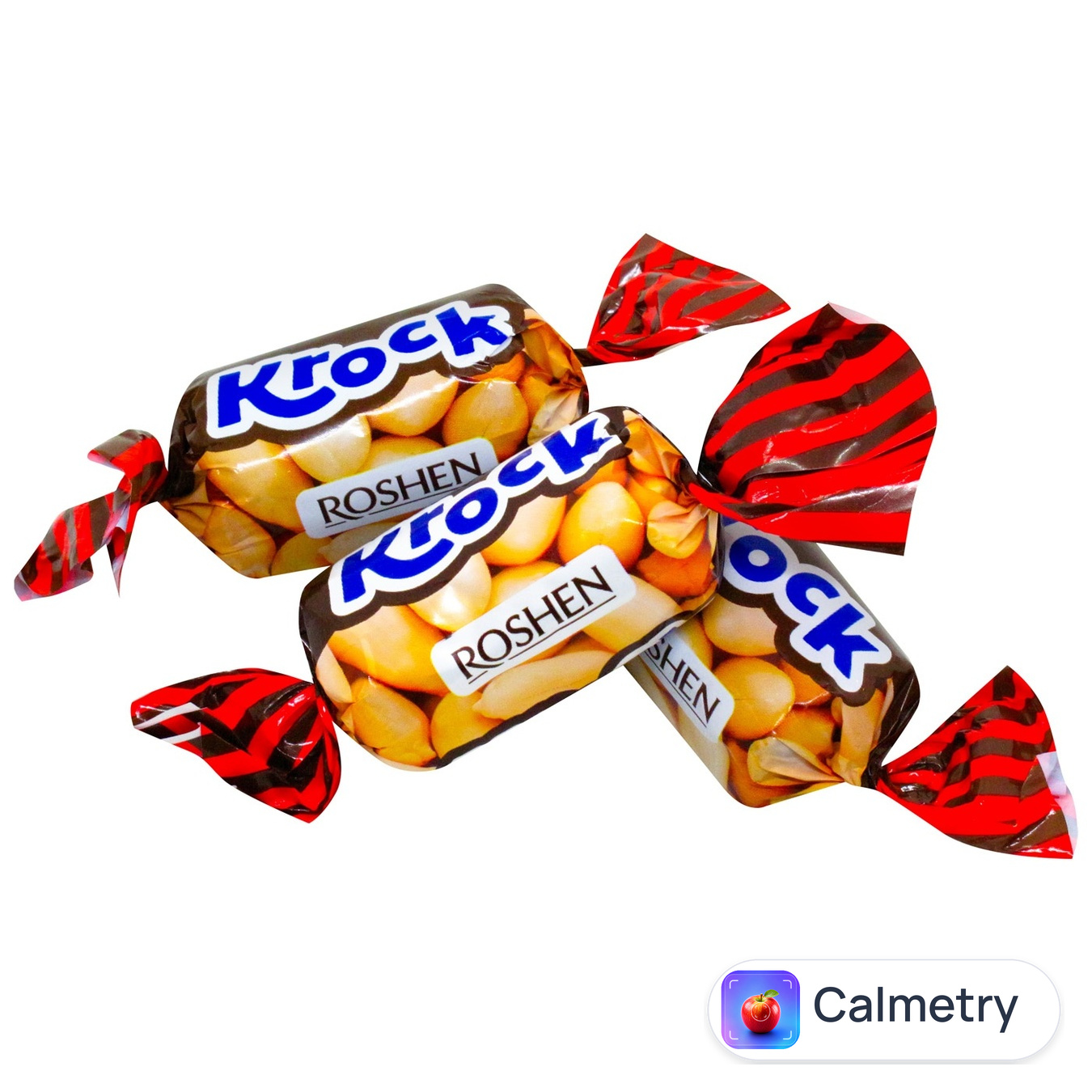 Цукерки Roshen Krock з арахісовою пастою