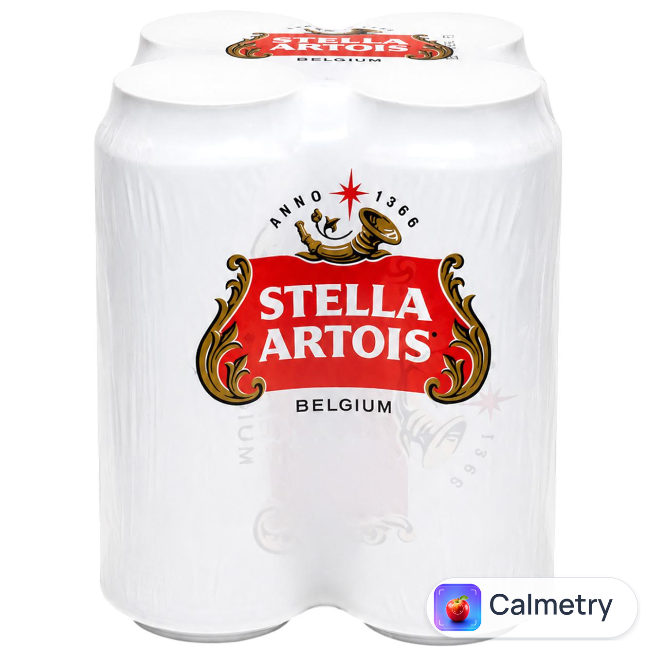 Пиво Stella Artois світле 5% 4х0,5л — фото продукту