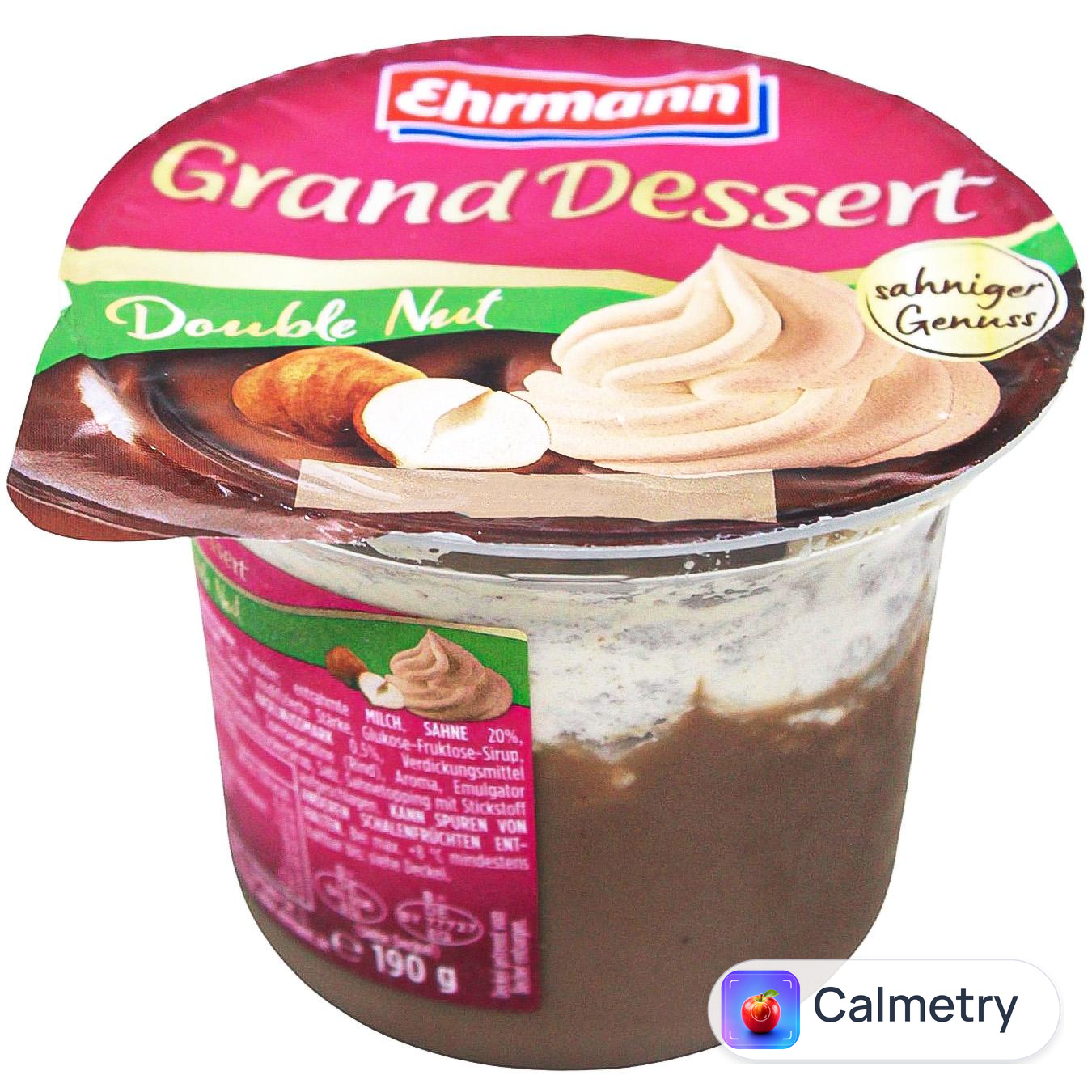 Десерт Ehrmann Grand Dessert Double Nut 4,3% 190г