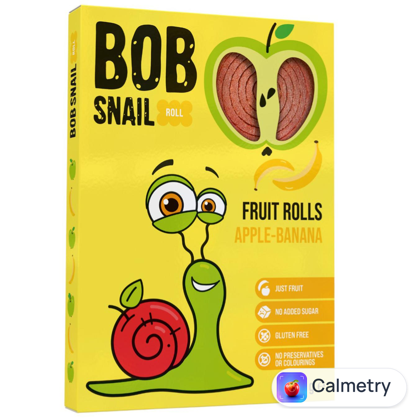Цукерки Bob Snail Яблуко-банан 60г