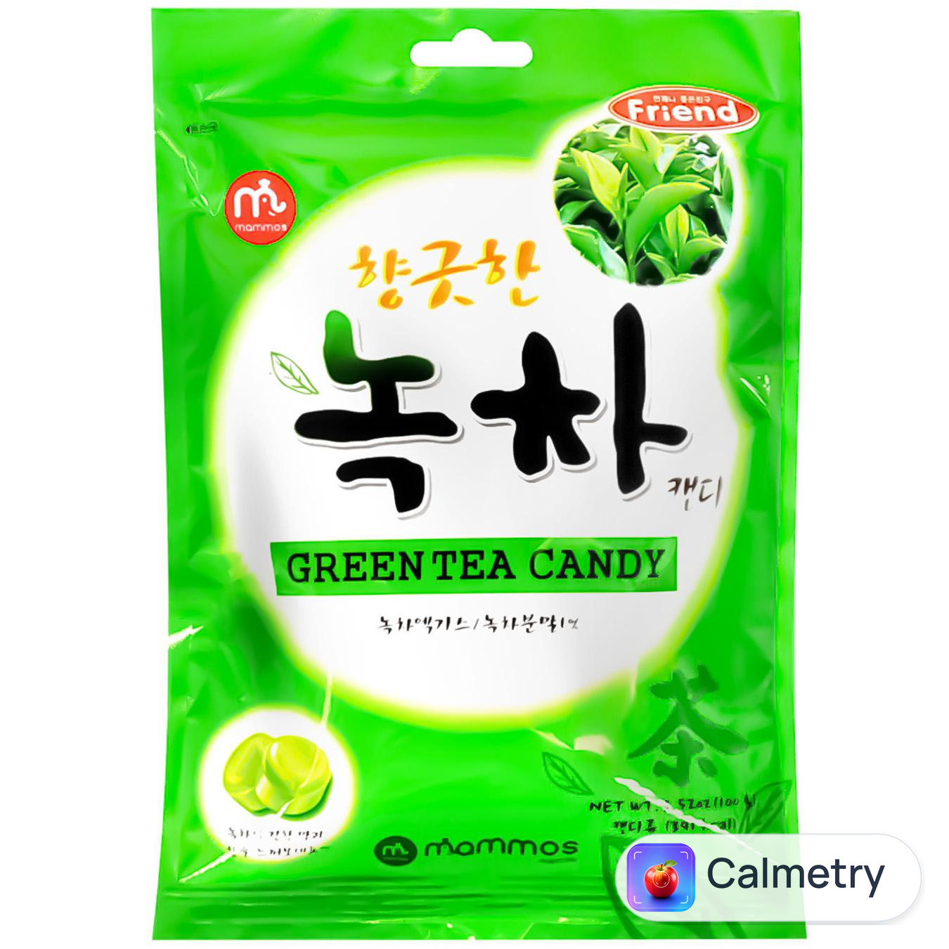 Цукерки Mammos Зелений чай 120г