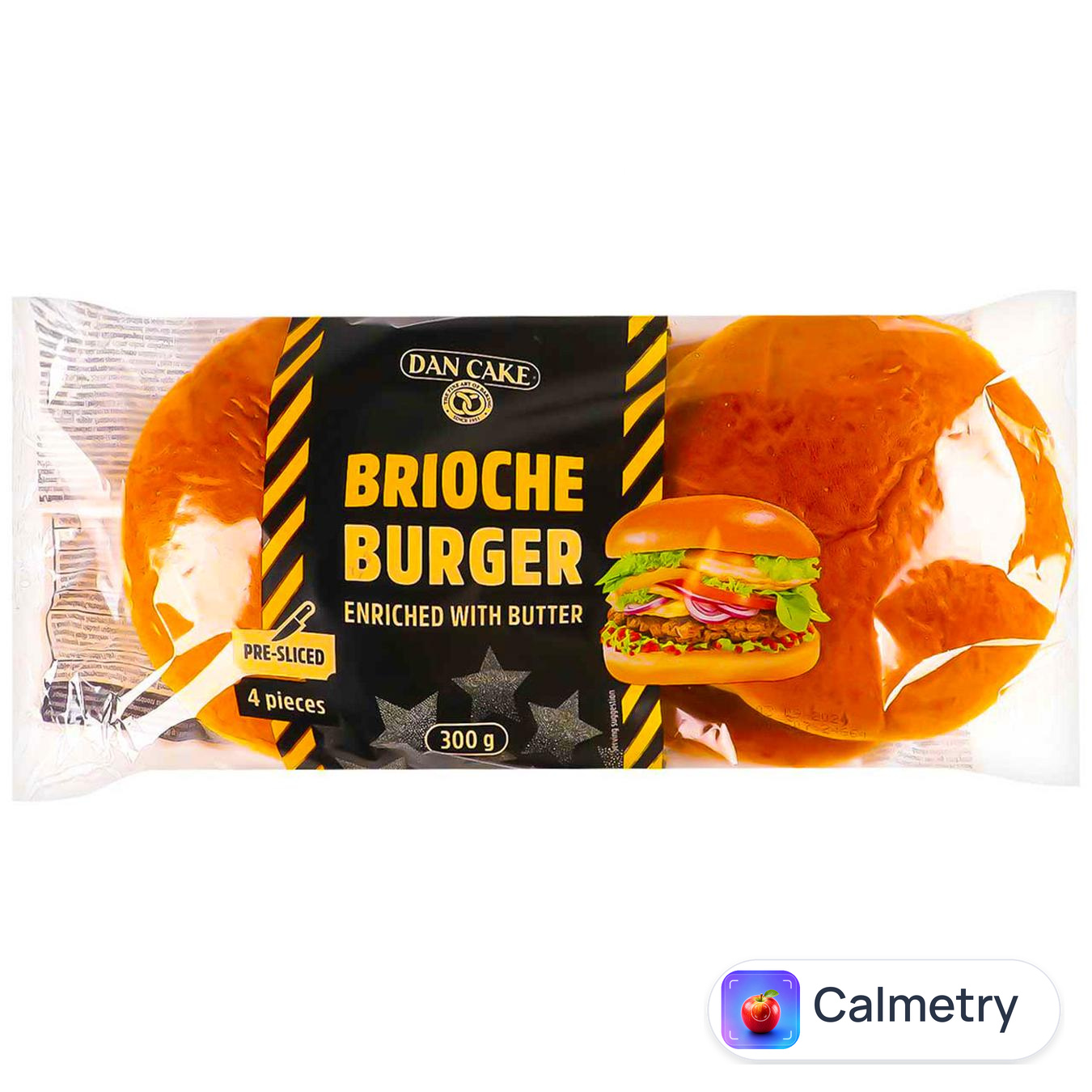Булочки для гамбургерів Dan Cake Brioche 300г — фото продукту