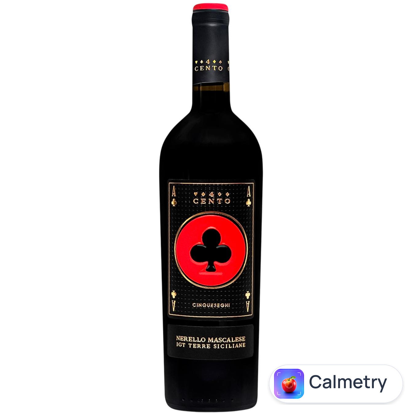 Вино 4 Cento Ace of Clubs Nerello Mascalese червоне сухе 13% 0,75л