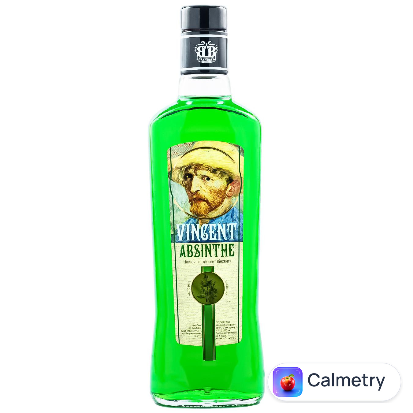 Абсент Brandbar Vincent 60% 0,5л