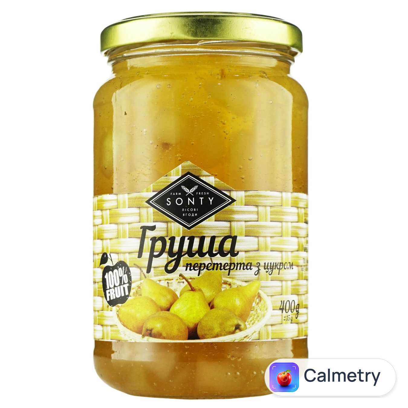 Sonty груша перетерта з цукром 400г