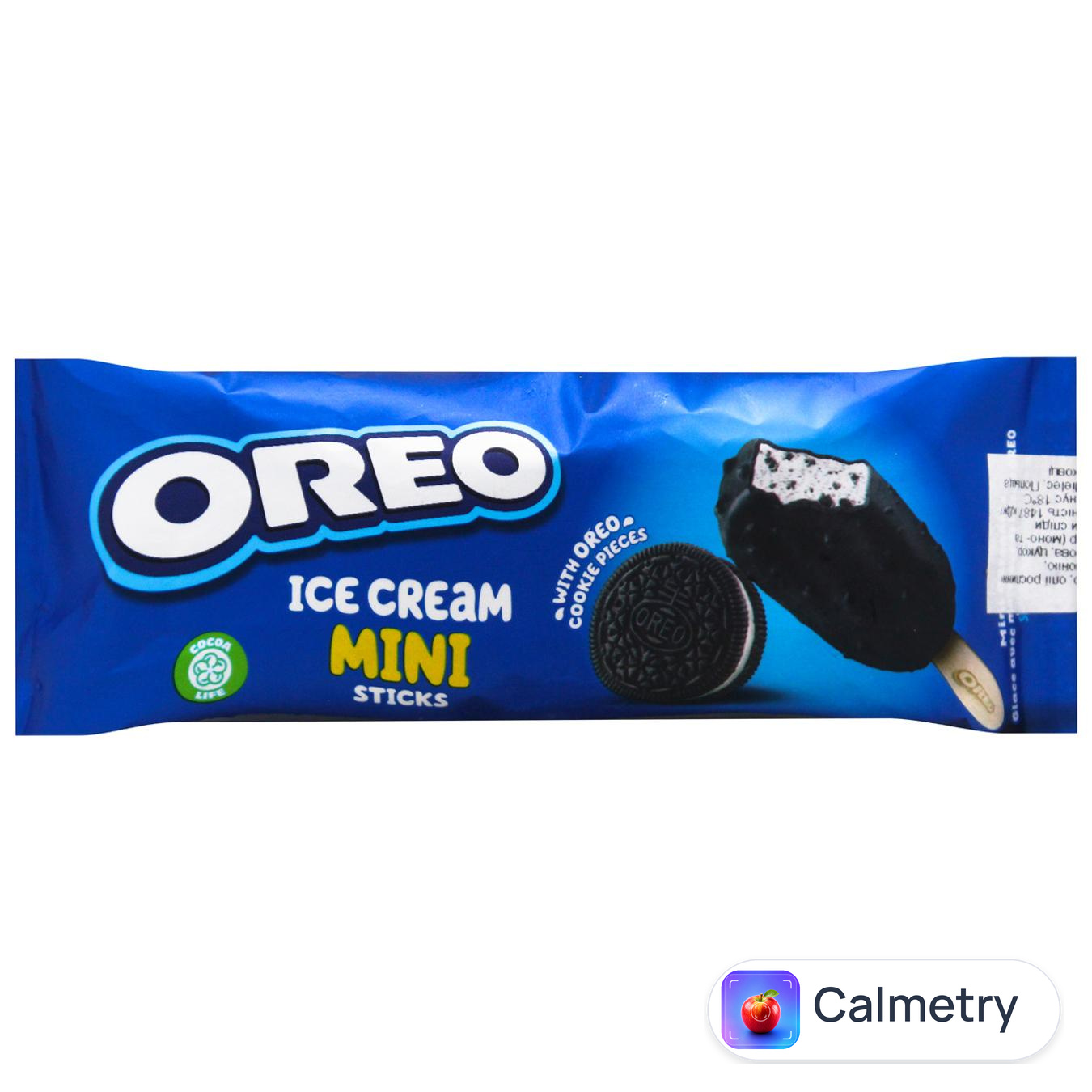 Морозиво ескімо Oreo міні ванільне зі шматочками печива в шоколаді 36,5г