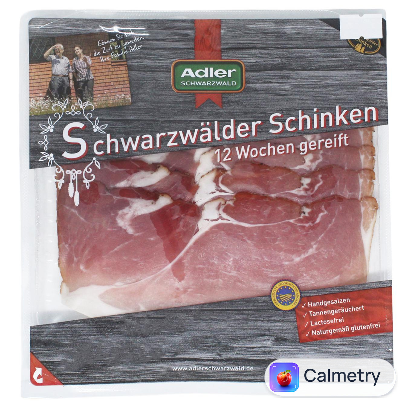 Шинка Adler Black Forest нарізана 80г