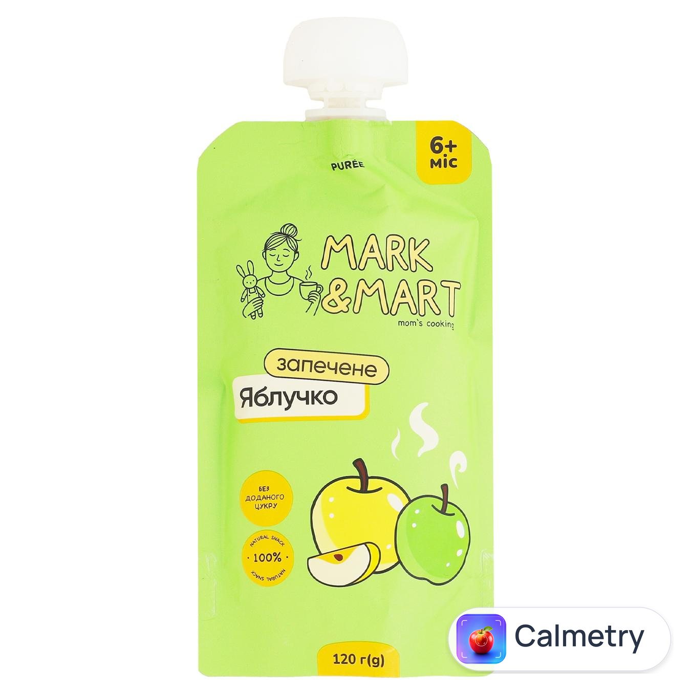 Пюре фруктове Mark&Mart Запечене яблучко 120г