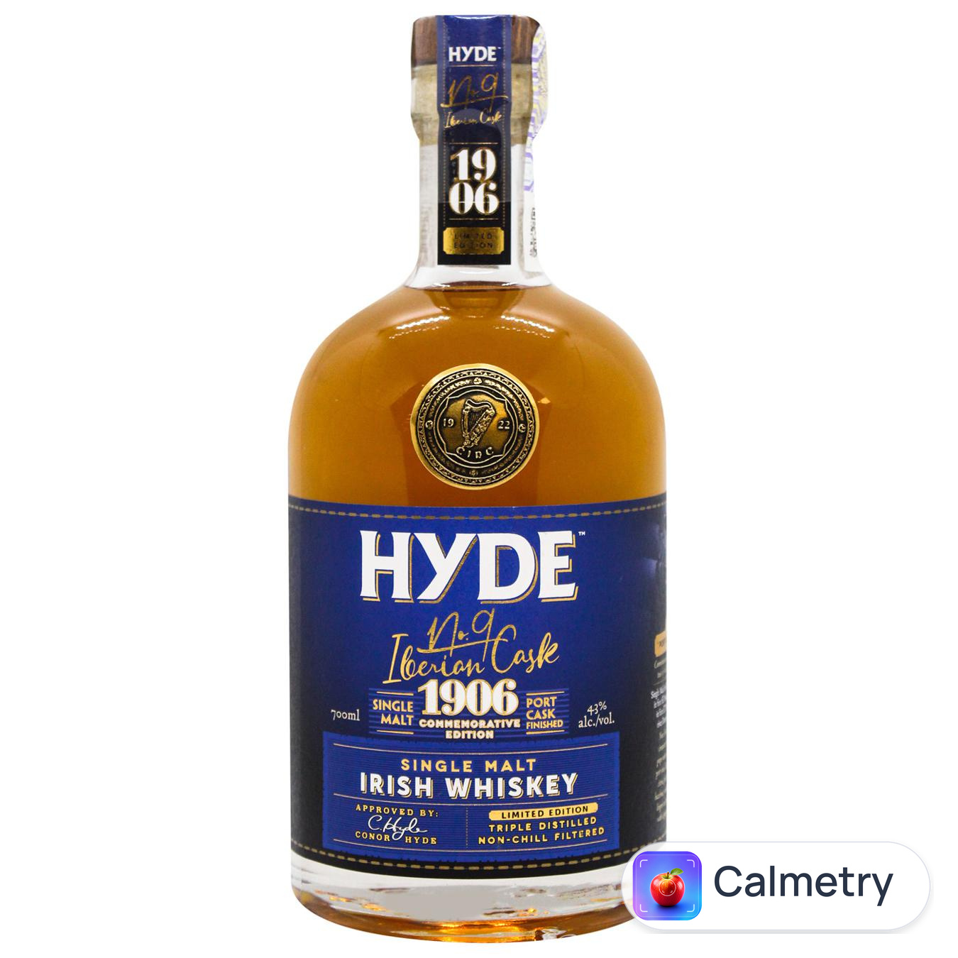 Віскі Hyde No.9 1906 Single Malt 43% 0,7л