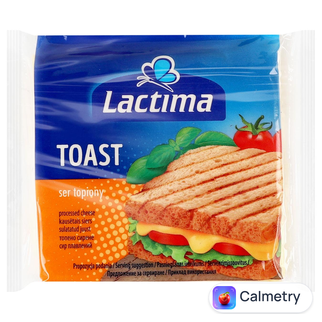 Сир плавлений Lactima Тост скибочки 36,2% 130г