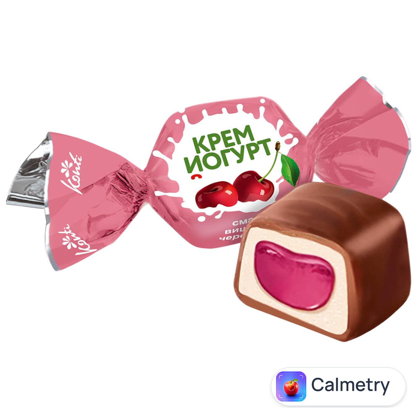 Цукерки Konti Крем-йогурт Вишня-черешня