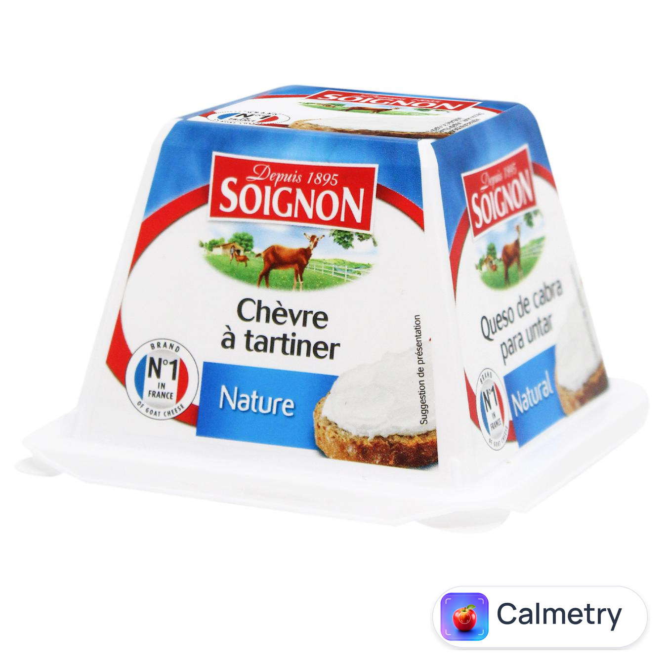 Сир козячий Soignon пірамідка 55% 140г