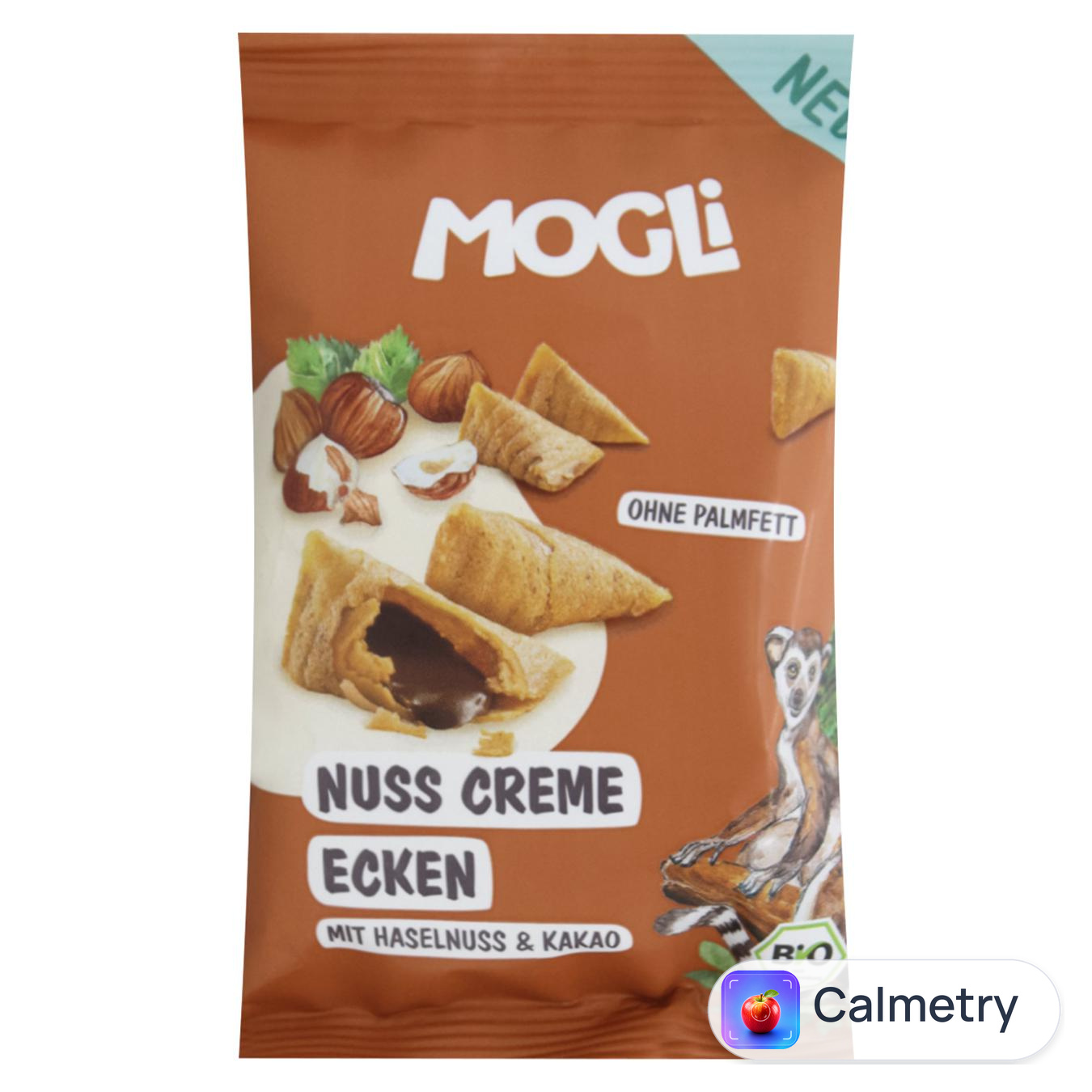Печиво Mogli кремове з фундуком і какао органічне 30г