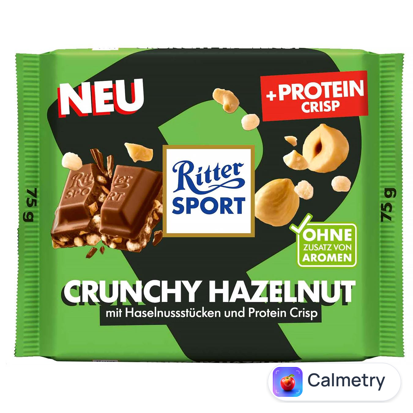 Шоколад Ritter Sport з фундуком протеїновий 75г