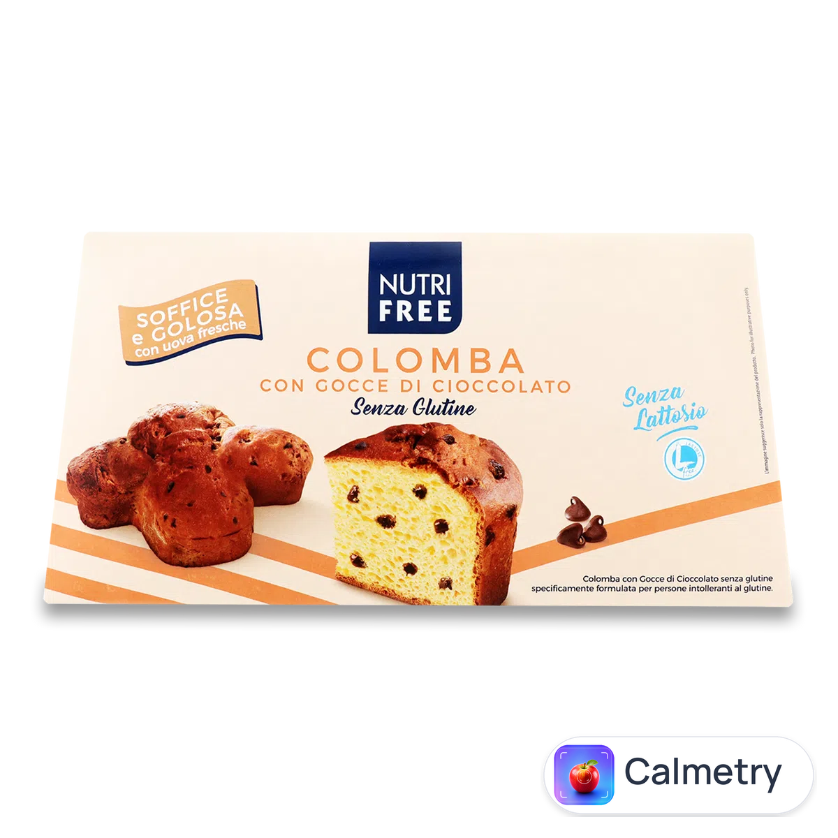 Кекс Nutri Free «Коломба» з шоколадними крихтами без лактози 550г