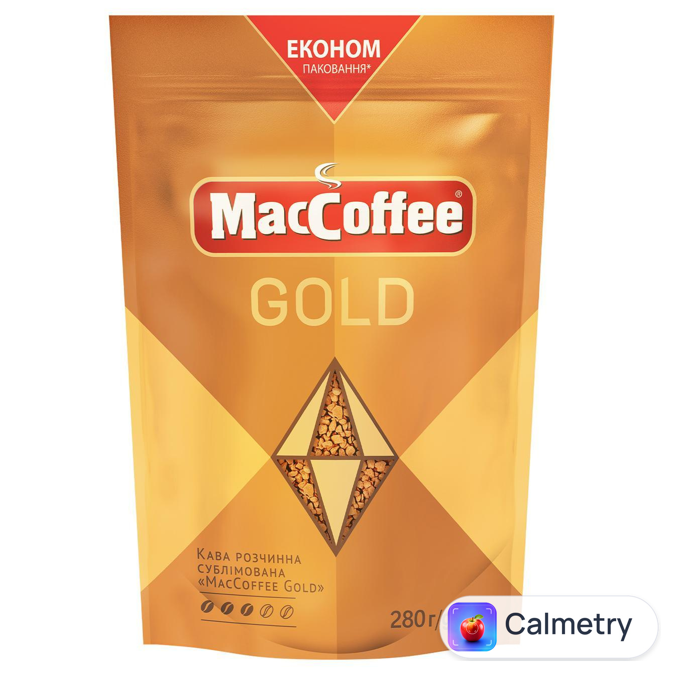 Кава розчинна MacCoffee Gold 280г — фото продукту