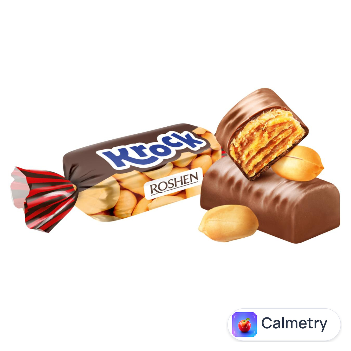 Цукерки Roshen Krock з арахісовою пастою — фото продукту