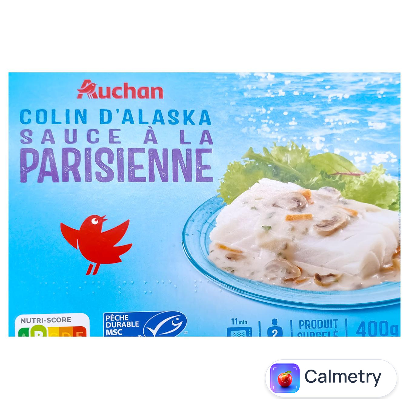 Мінтай Auchan з соусом по-паризьки заморожений 450г